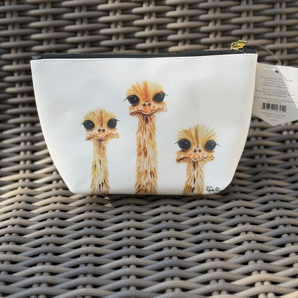 Rachel Brown Art Cosmetic Bag - NWT - Picture 3 of 16